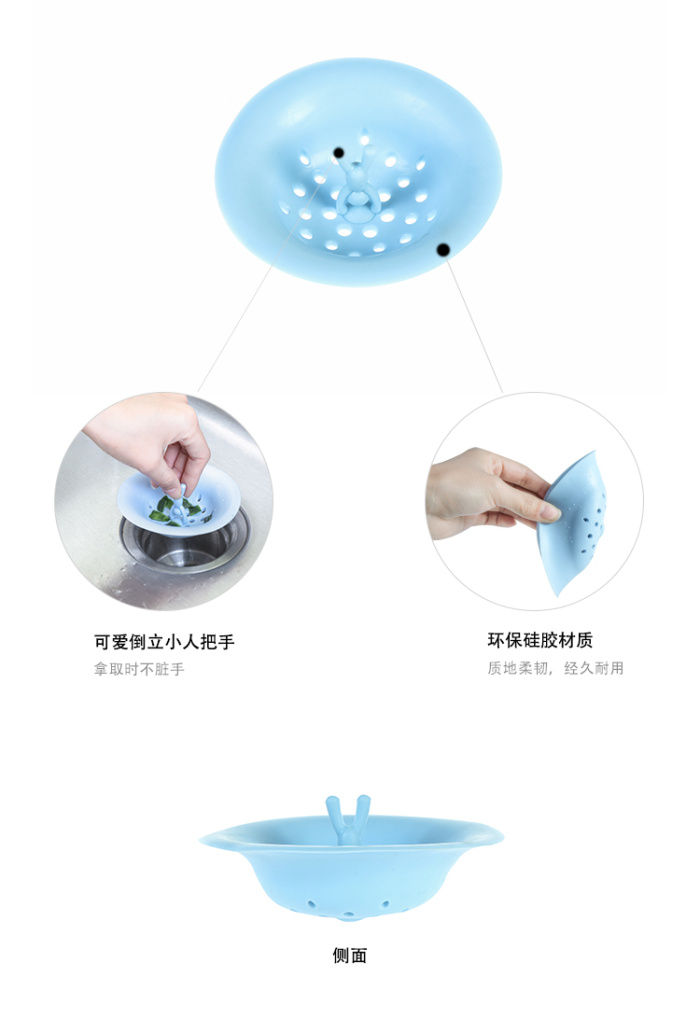 Wash dish sink sink strainer kitchen sewer drain cover bathroom anti clogging hair filter Wash dish sink sink strainer kitchen sewer drain cover bathroom anti clogging hair filter