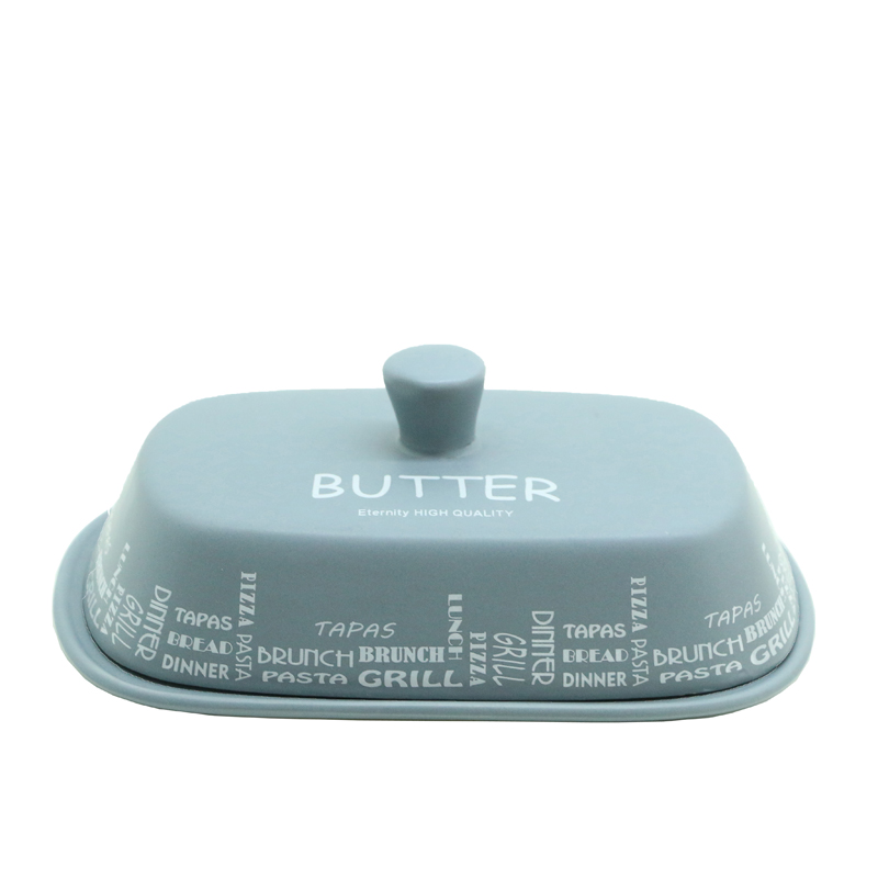 Ou with cover dust-proof butter dish tray bread cheese plate butter dish of western dessert ceramic snack plate