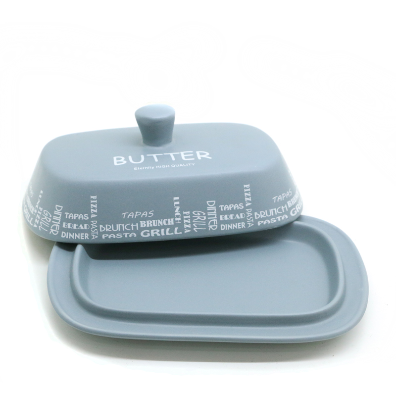 Ou with cover dust-proof butter dish tray bread cheese plate butter dish of western dessert ceramic snack plate Ou with cover dust-proof butter dish tray bread cheese plate butter dish of western dessert ceramic snack plate