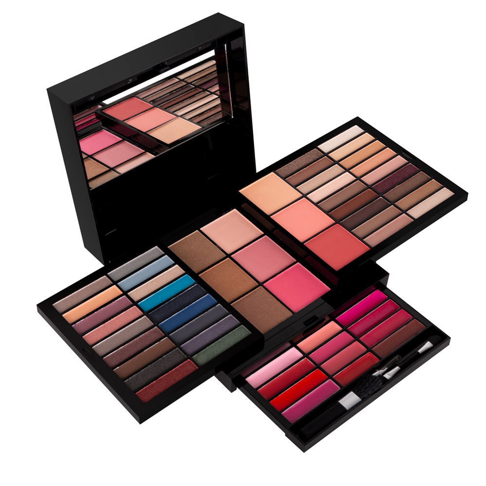 Missyoung New Makeup Palette Eye Shadow Plate Lip Gloss Lip Balm Blush Combination Set Piano Box Foreign Trade Popular Style Missyoung New Makeup Palette Eye Shadow Plate Lip Gloss Lip Balm Blush Combination Set Piano Box Foreign Trade Popular Style