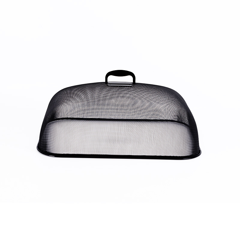 Dish Cover Simple Rectangular Table Cover round Wrought Iron Vegetable Cover Whole Small Fresh Home Fruit Food Cover