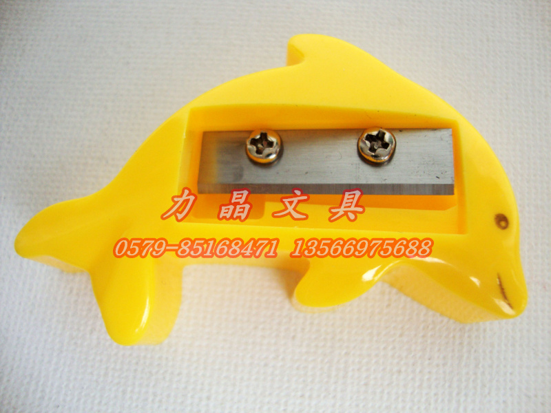 Cute mini Dolphin double screws Pencil Sharpener Pencil Sharpener Sharpener student supplies prizes