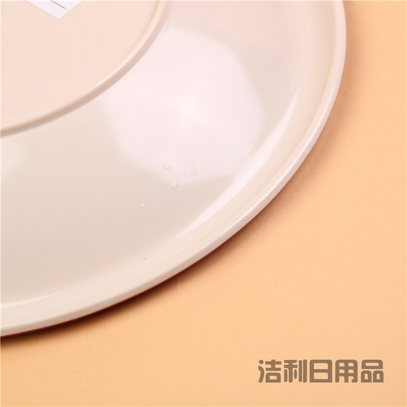 Disk dense amine color plastic plate fast food dish cover pouring rice garnish dish bone dish imitation hotel hot pot tableware commercial