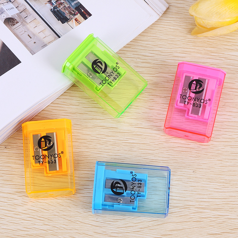 Pencil sharpener public English English plastic double hole pencil sharpener wholesale Pencil sharpener public English English plastic double hole pencil sharpener wholesale