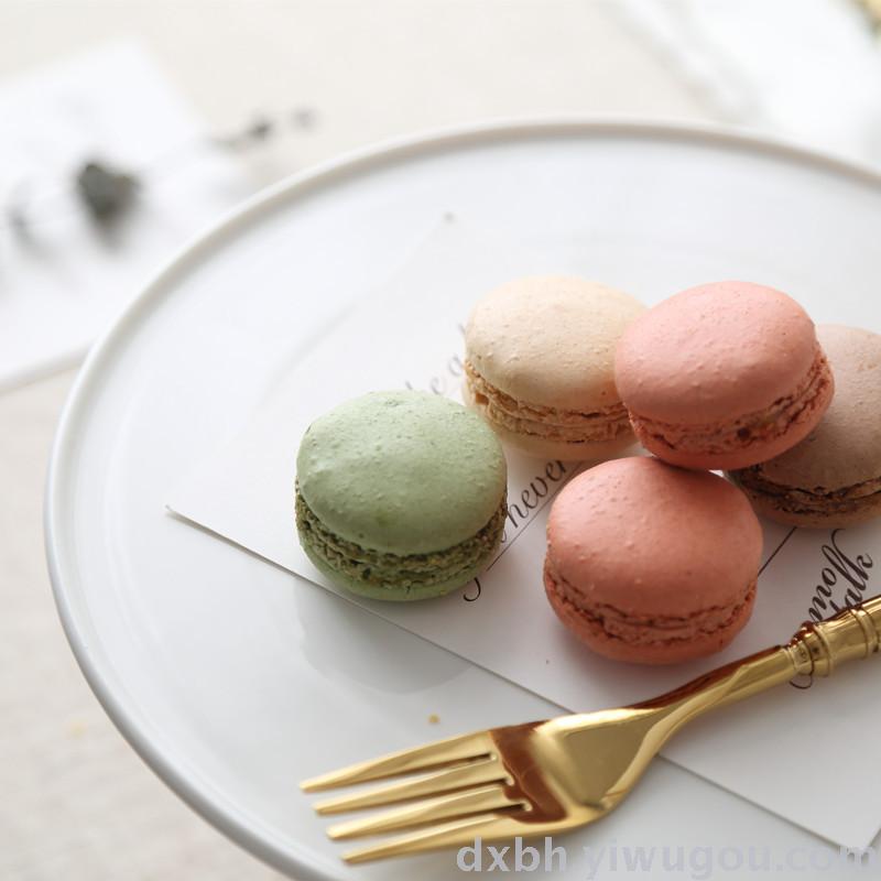 Creative ceramic high-caliber plate European-style cake plate wedding party dessert dish with glass dust cover