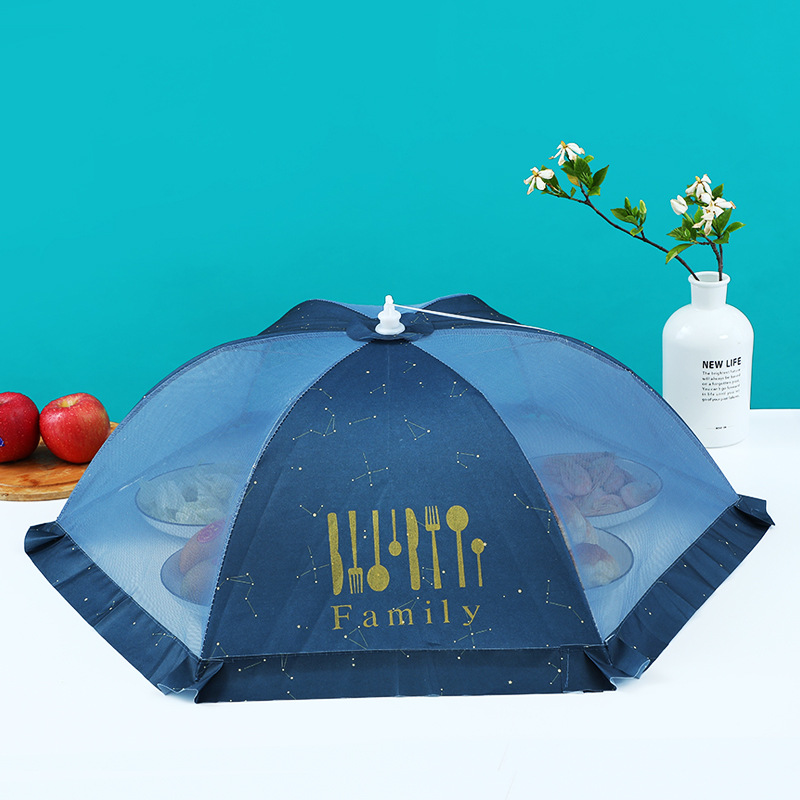 Vegetable Cover in Stock Wholesale 2021 New Multi-Specification Cover Vegetable Cover Folding Dining Table Dish Umbrella Home Fashion Simple Vegetable Cover