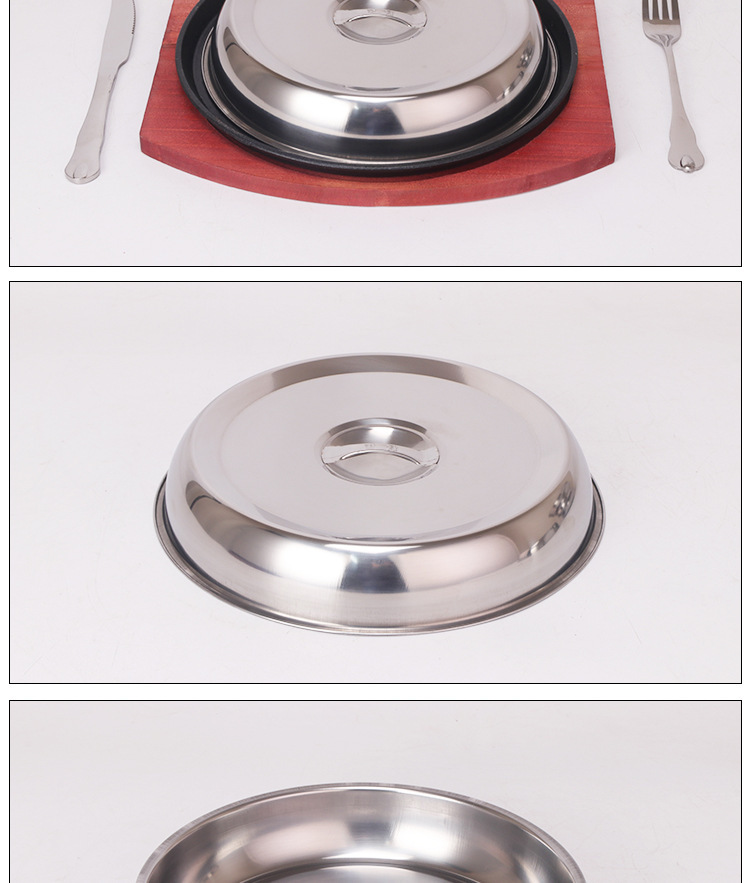 Plate Cover Heightened Stainless Steel Dish Cover Vegetable Cover Tray Cover Teppanyaki Cover Dining Table Dust Cover Plate Cover Heightened Stainless Steel Dish Cover Vegetable Cover Tray Cover Teppanyaki Cover Dining Table Dust Cover
