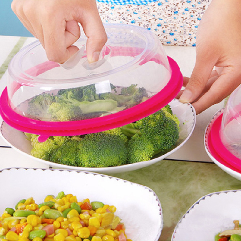 Household Stackable Refrigerator Bowl Dish Fresh Cover Vegetable Cover Microwave Oven Special Heating Silicone Cover Universal Sealed Lid