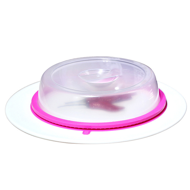 Household Stackable Refrigerator Bowl Dish Fresh Cover Vegetable Cover Microwave Oven Special Heating Silicone Cover Universal Sealed Lid