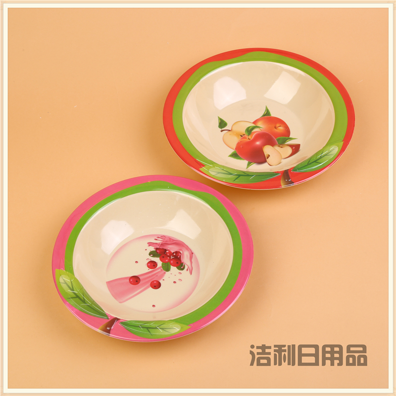 Disk dense amine color plastic plate fast food dish cover pouring rice garnish dish bone dish imitation China hotel tableware Disk dense amine color plastic plate fast food dish cover pouring rice garnish dish bone dish imitation China hotel tableware