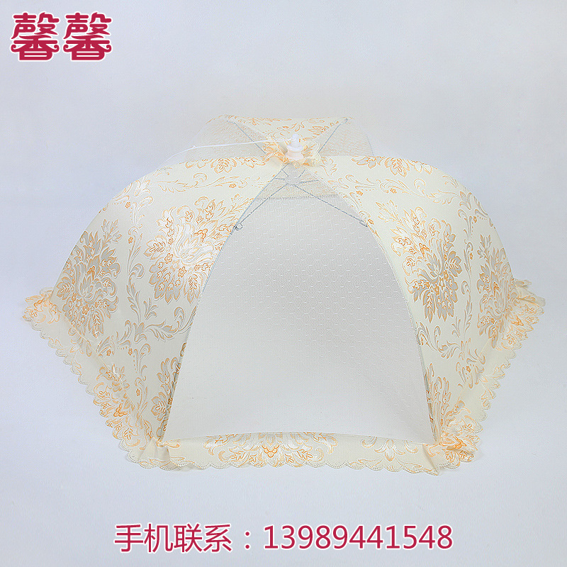 Lace mesh folding cover dish cover round food meal cover large table cover manufacturers Lace mesh folding cover dish cover round food meal cover large table cover manufacturers