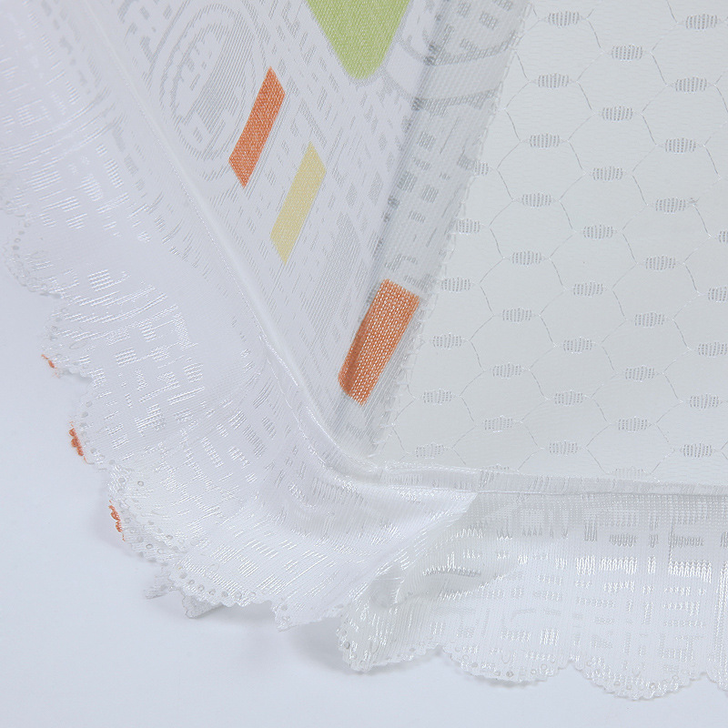 Round small transparent mesh restaurant household special dish cover son simple food cover custom