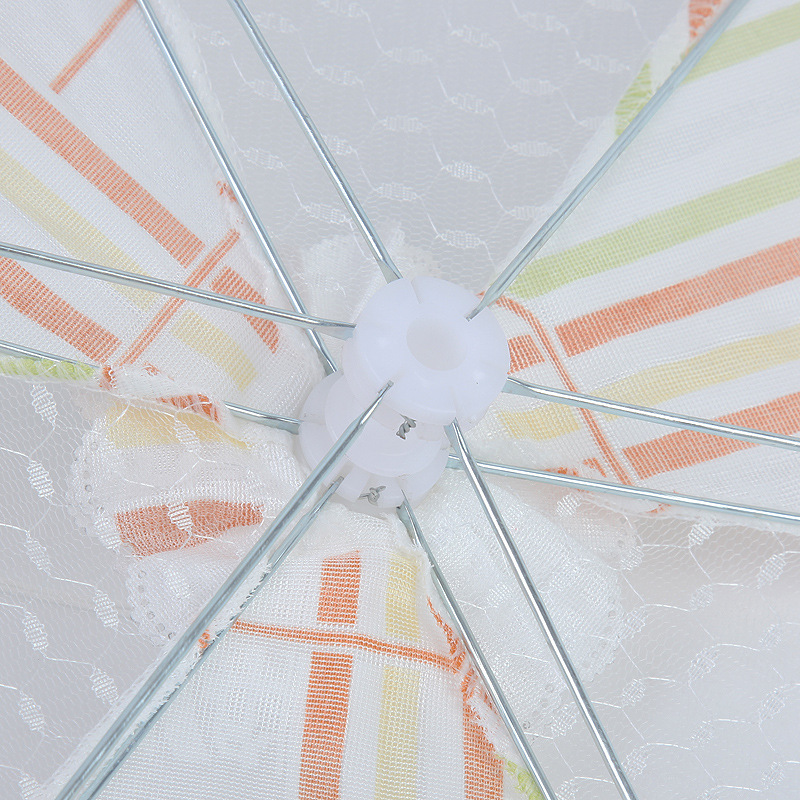 Round small transparent mesh restaurant household special dish cover son simple food cover custom