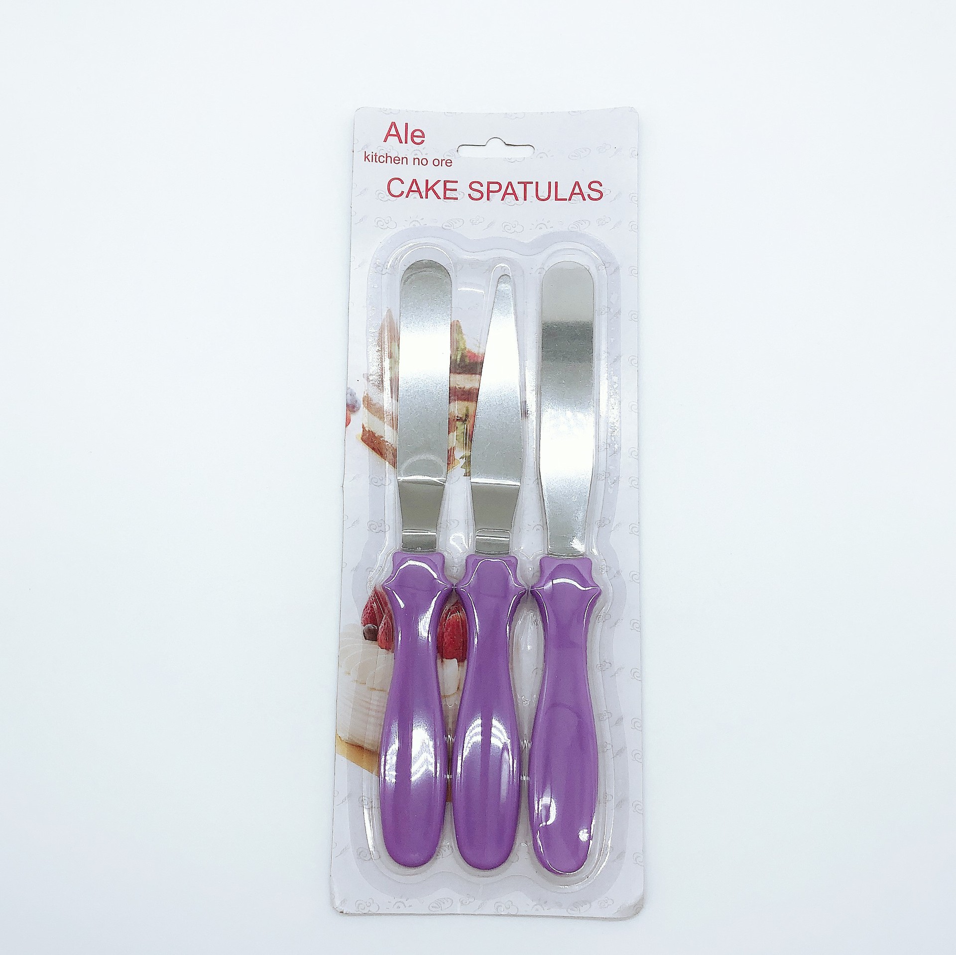 Stainless Steel Butter Knife Three-Piece Set Butter Knife Set Palette Knife Cake Decorating Spatula 4.5 Stainless Steel Butter Knife Three-Piece Set Butter Knife Set Palette Knife Cake Decorating Spatula 4.5