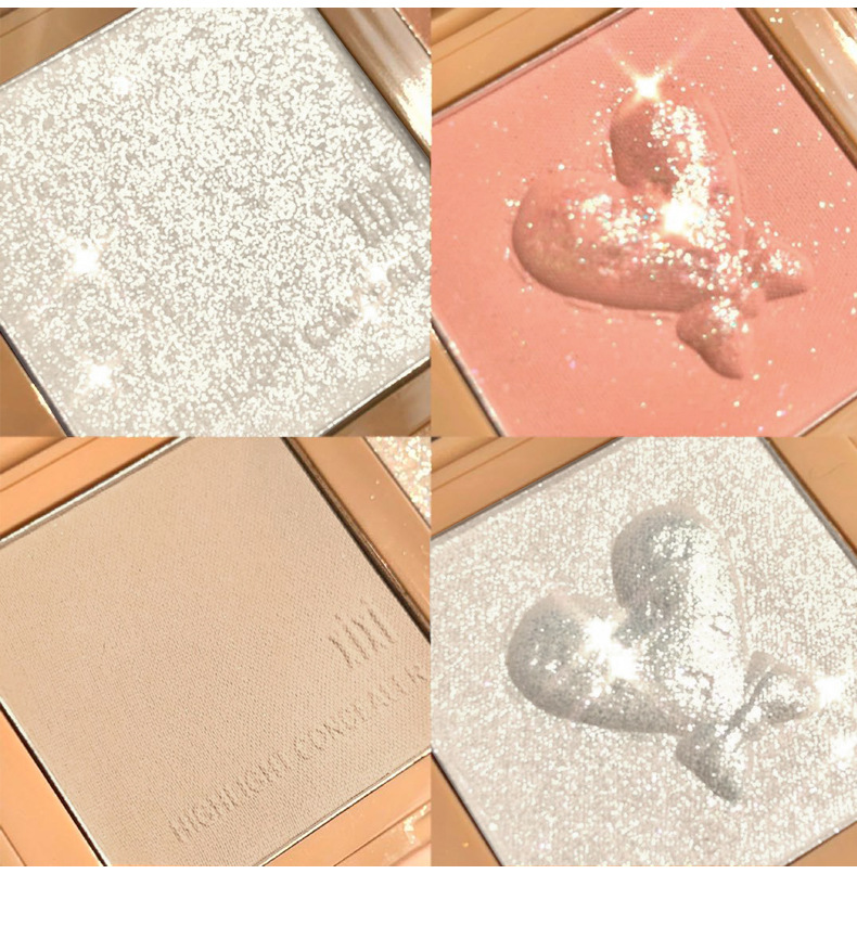 Xixi Fairy Diamond in the Debris Highlight Blush Makeup Palette Pearlescent Sparkling Eye Shadow Dual-Use Makeup Collection Peach Milk Tea Xixi Fairy Diamond in the Debris Highlight Blush Makeup Palette Pearlescent Sparkling Eye Shadow Dual-Use Makeup Collection Peach Milk Tea