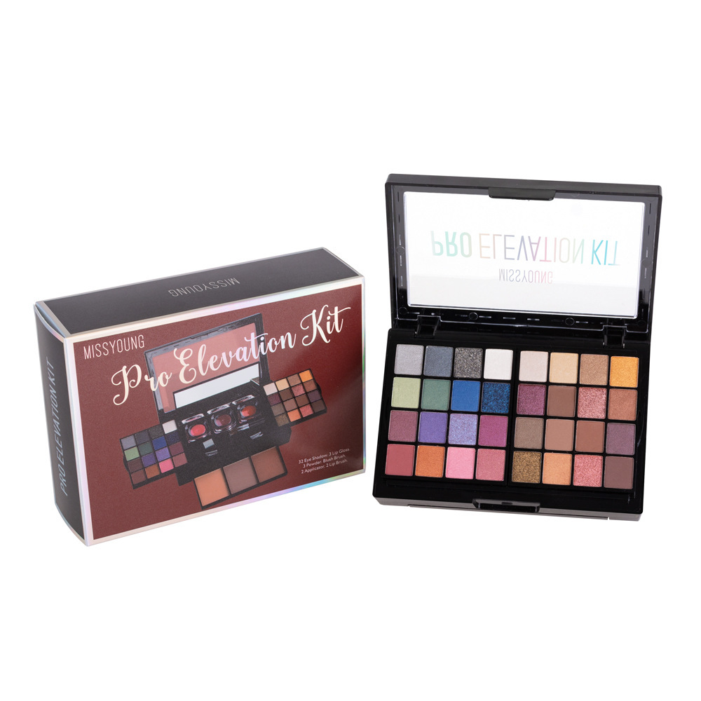 Missyoung New Product Makeup Palette Eye Shadow Plate Lip Gloss Highlight Repair Combination Mini Set Foreign Trade Popular Style