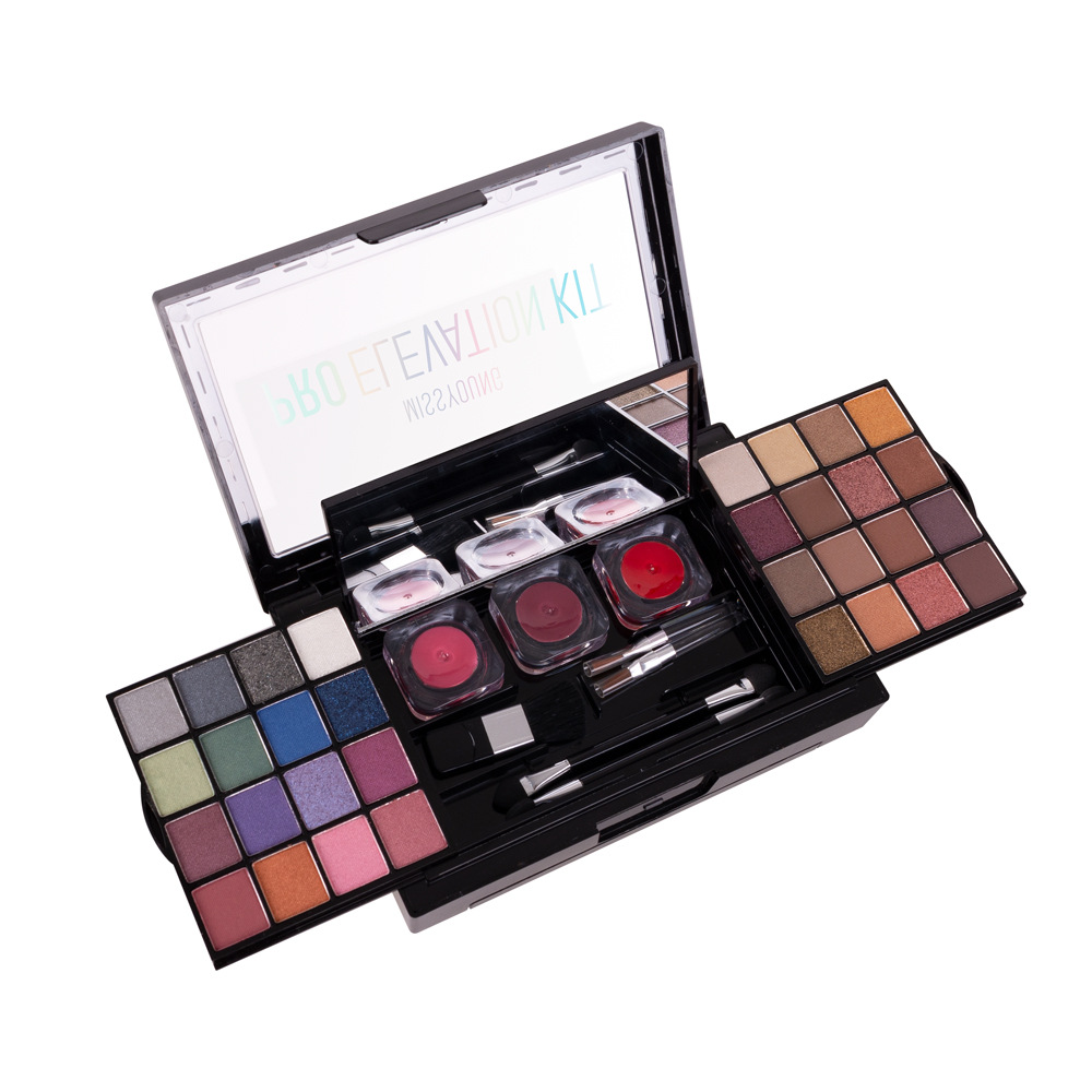 Missyoung New Product Makeup Palette Eye Shadow Plate Lip Gloss Highlight Repair Combination Mini Set Foreign Trade Popular Style Missyoung New Product Makeup Palette Eye Shadow Plate Lip Gloss Highlight Repair Combination Mini Set Foreign Trade Popular Style