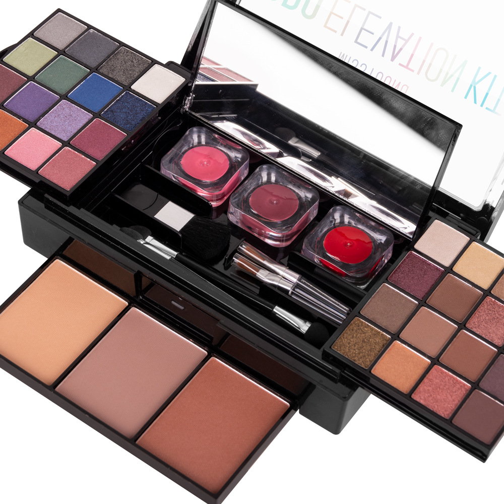 Missyoung New Product Makeup Palette Eye Shadow Plate Lip Gloss Highlight Repair Combination Mini Set Foreign Trade Popular Style Missyoung New Product Makeup Palette Eye Shadow Plate Lip Gloss Highlight Repair Combination Mini Set Foreign Trade Popular Style