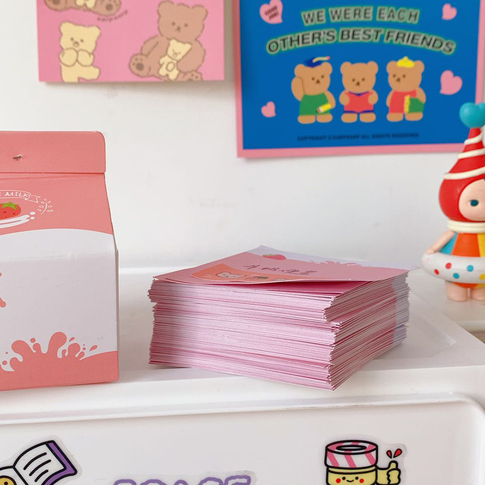 Creative Strawberry Milk Box Extraction Note Paper Girl Heart Pink Note Sticker Sticky Notes Stationery Notepad Creative Strawberry Milk Box Extraction Note Paper Girl Heart Pink Note Sticker Sticky Notes Stationery Notepad