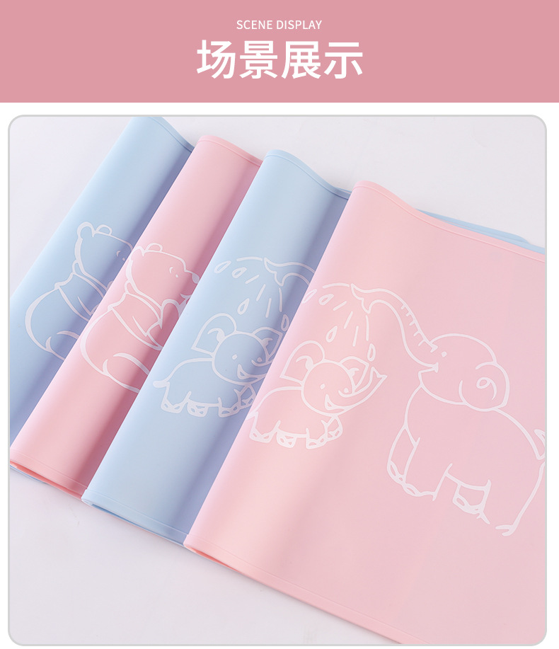 Children's Placemat Cartoon Pattern Infant Eating Dining Table Cushion Heat Insulation Foldable Student Tableware Mat Children's Placemat Cartoon Pattern Infant Eating Dining Table Cushion Heat Insulation Foldable Student Tableware Mat
