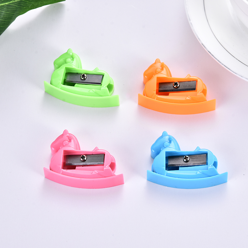  Student pencil sharpener Creative simple cartoon series pencil sharpener children manual  stationery 