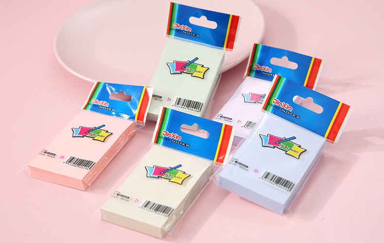 Creative Solid Color Sticky Notes Mamo Pad Memo Notepaper Morandi 100 Students Sticky Note Note Sticker