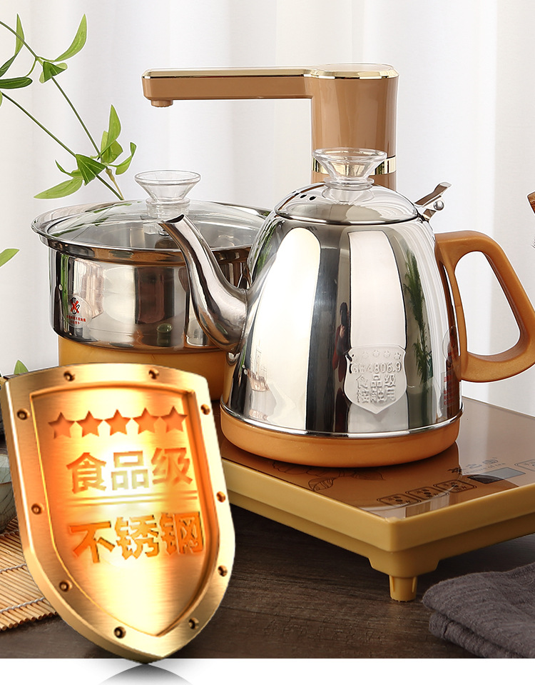 Kettle Electric Kettle Embedded Electric Tea Stove ThreeinOne Tea Tray Tea Table Induction Cooker Boiling Water Set