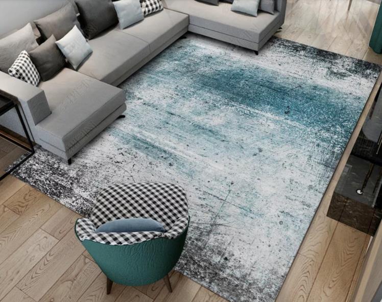 Simple and modern sitting room sofa tea table pad Nordic bedroom bedside full floor mat can be machine washed Simple and modern sitting room sofa tea table pad Nordic bedroom bedside full floor mat can be machine washed