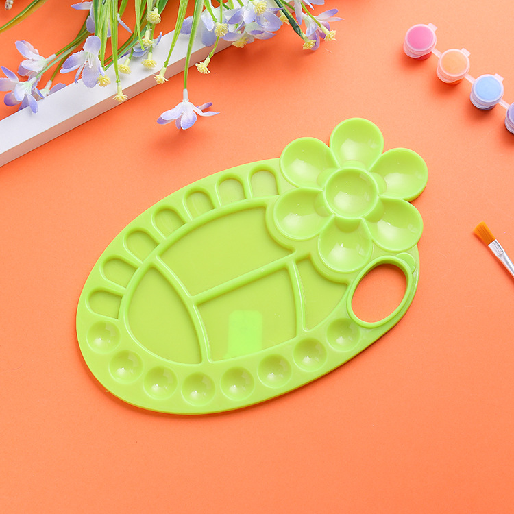 High Quality Factory Direct Sales, Wholesale, Children&#039;s Palette Oval Multi-Functional Watercolor Palette Palette