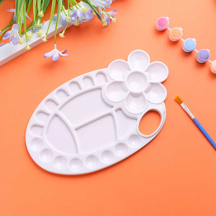 High Quality Factory Direct Sales, Wholesale, Children&#039;s Palette Oval Multi-Functional Watercolor Palette Palette