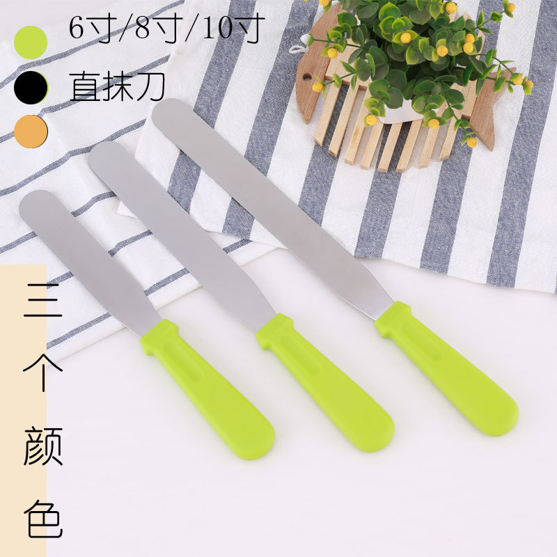 Stainless Steel Butter Knife Baking Decoration Utensils Cake Palette Knife Scraper Cake Spatula