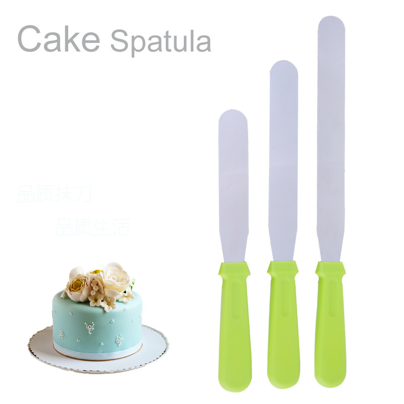 Stainless Steel Butter Knife Baking Decoration Utensils Cake Palette Knife Scraper Cake Spatula
