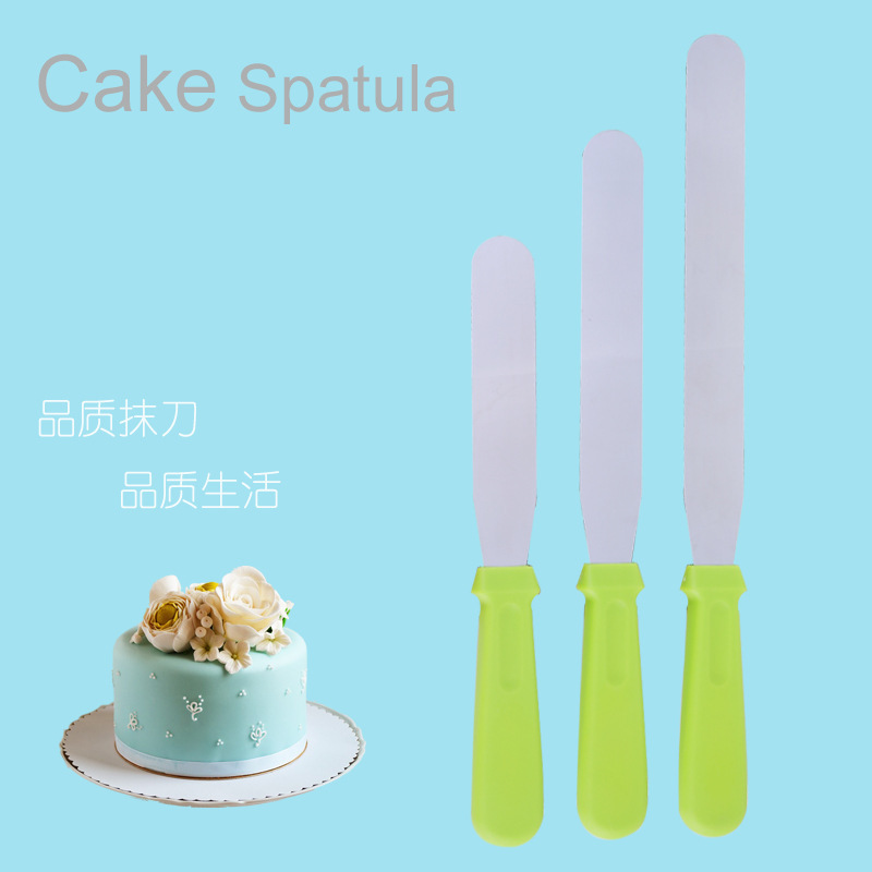 Stainless Steel Butter Knife Baking Decoration Utensils Cake Palette Knife Scraper Cake Spatula