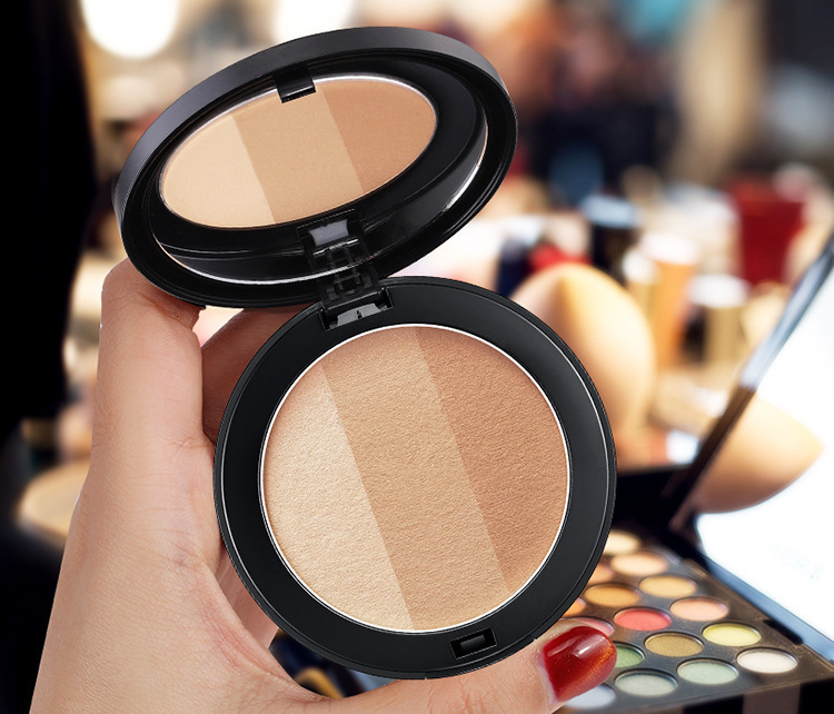 MAYCHEER Three-Color Shading Powder Three-Dimensional Dual-Use Brightening Makeup Palette Sculpting Contour Powder Nose Shadow Side Shadow Highlight Powder MAYCHEER Three-Color Shading Powder Three-Dimensional Dual-Use Brightening Makeup Palette Sculpting Contour Powder Nose Shadow Side Shadow Highlight Powder