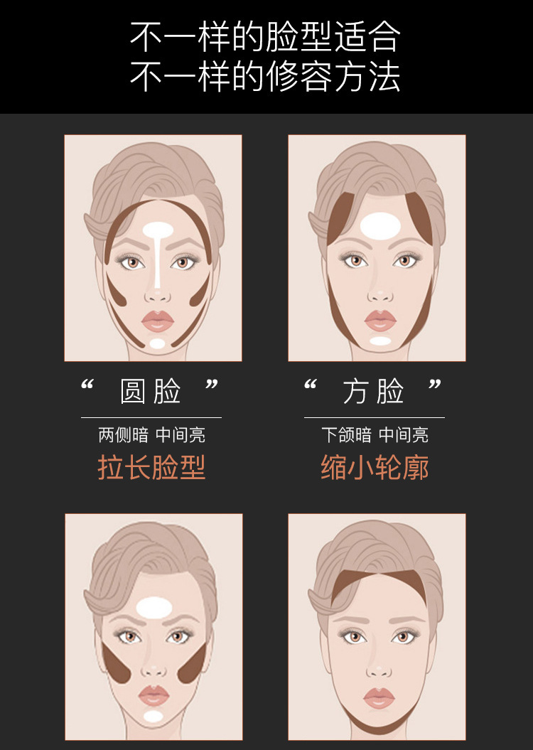 MAYCHEER Three-Color Shading Powder Three-Dimensional Dual-Use Brightening Makeup Palette Sculpting Contour Powder Nose Shadow Side Shadow Highlight Powder MAYCHEER Three-Color Shading Powder Three-Dimensional Dual-Use Brightening Makeup Palette Sculpting Contour Powder Nose Shadow Side Shadow Highlight Powder