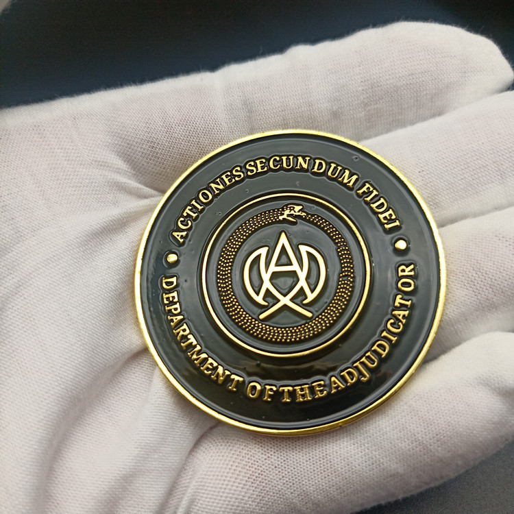 Film and Television Props John Wick Coin Fast Pursuit Commemorative Coin Keanu Reeves High Table Referee Coin
