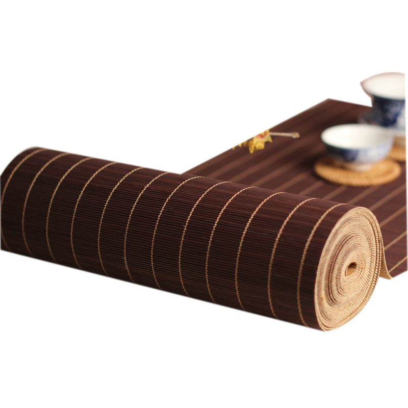 Bamboo Tea Mat Heat Proof Mat Tea Mat Bamboo Curtain Partition Placemat Tea Ceremony Utensils Table Runner Size Custom