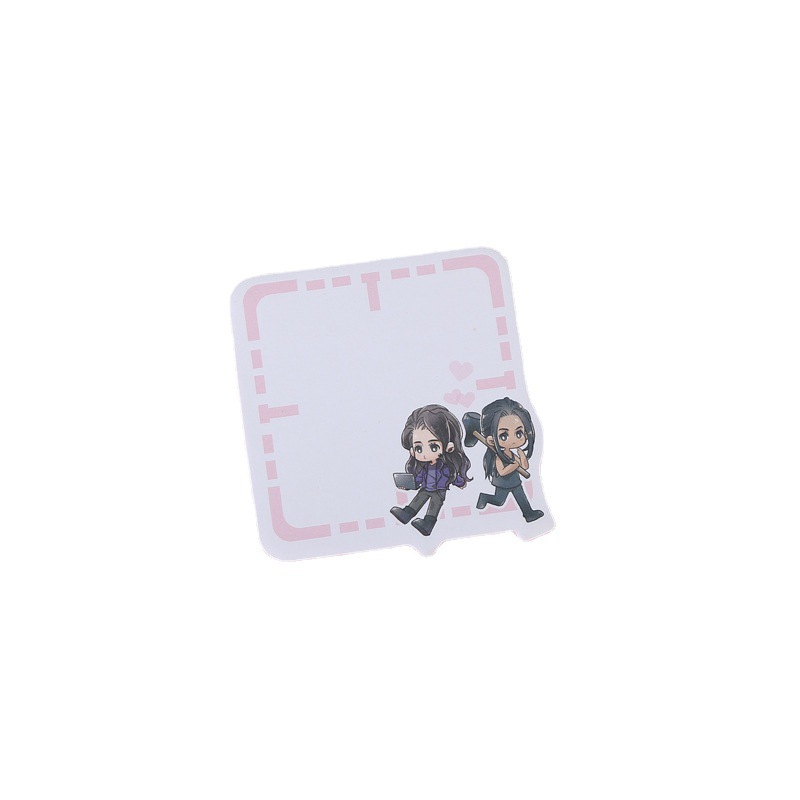 Factory Customized Cartoon Shaped Sticky Notes Transparent Notepad Office Cute Note Sticker Creative Sticky Note Sticky Notes Customized