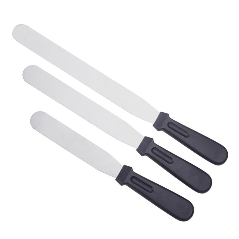 Stainless Steel Butter Knife 6-10 Inch Cake Palette Knife Spreading Knife Cream Scraper Butter Scraper Baking Spatula