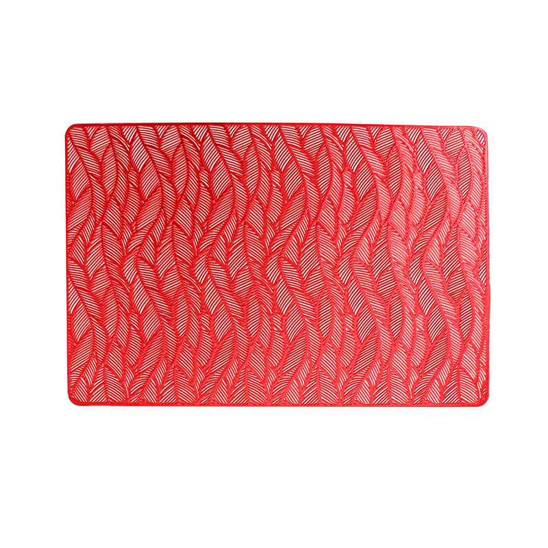 Table Mat PVC Insulation Placemat Nordic Style Household Restaurant Waterproof Plate Mat WesternStyle Placemat