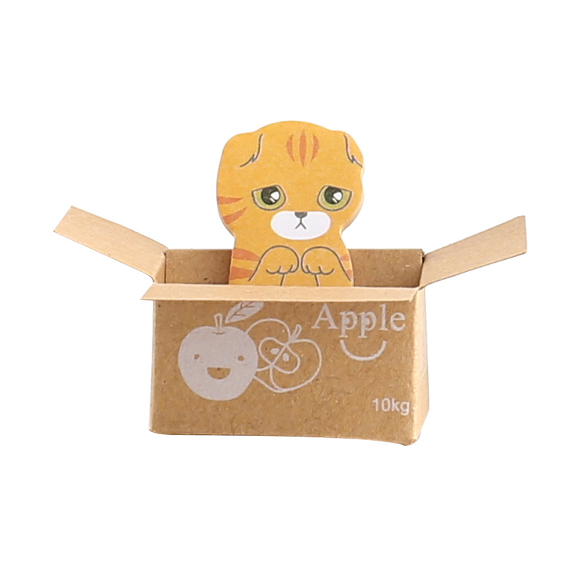Creative Cute Carton Cat Note Sticker Cute Kitten Sticky Note Alien Cat Sticky Notes Sticky Note