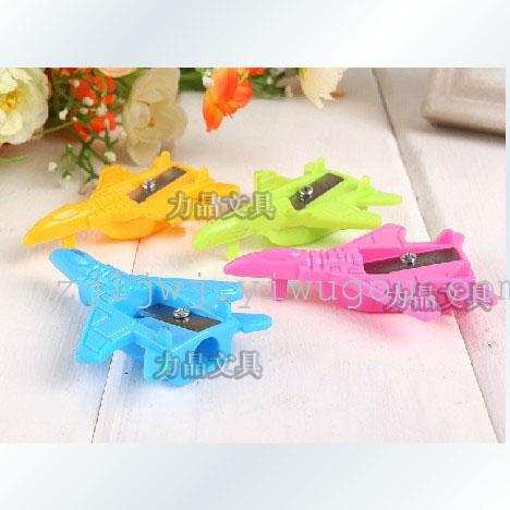 Pencil Sharpener Pencil Sharpener the student creative stationery mini plane supplies wholesale 298A