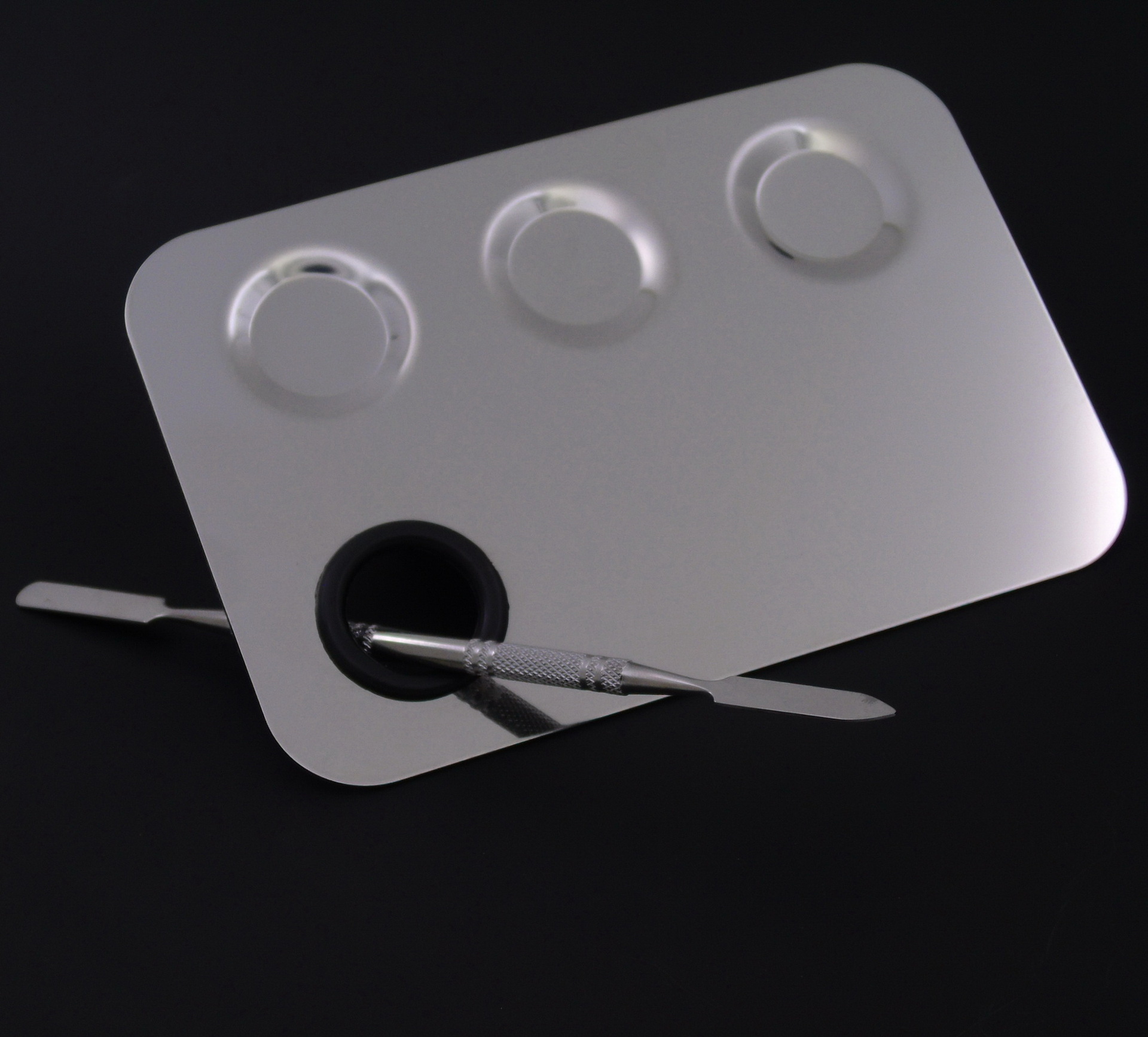 Real Spot Stainless Steel Palette Palette 12 Styles Optional Including Color Bar Palette Set Real Spot Stainless Steel Palette Palette 12 Styles Optional Including Color Bar Palette Set
