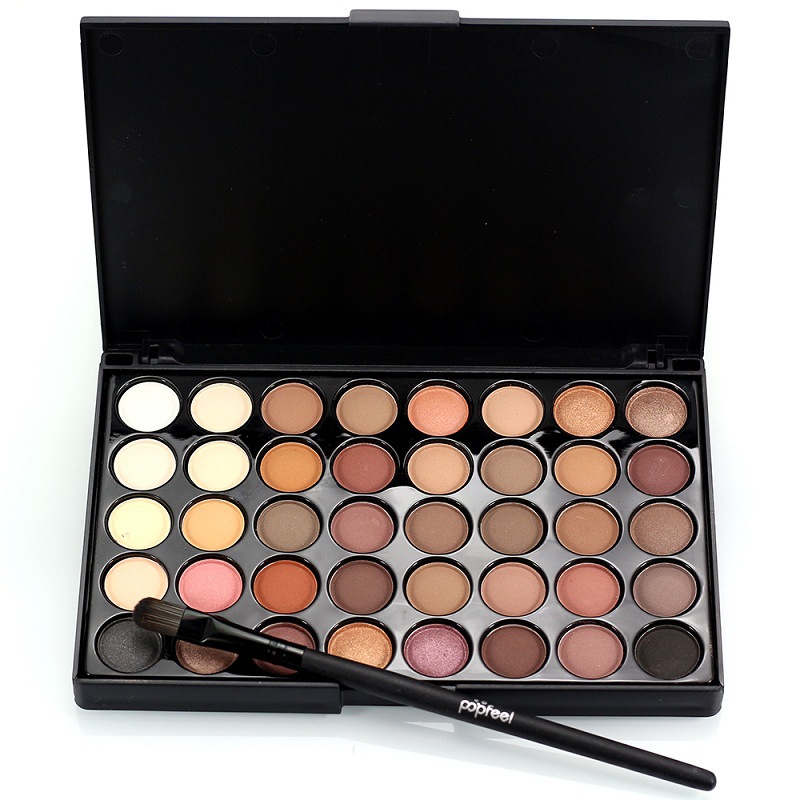 Sixplus 40 Colors Eyeshadow Palette Long Lasting Smooth Pigmented Eye Shadow Tray for Women Sixplus 40 Colors Eyeshadow Palette Long Lasting Smooth Pigmented Eye Shadow Tray for Women