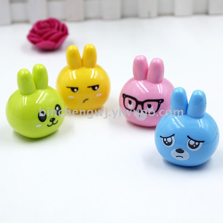 Cute cartoon one-hole pencil sharpener student pencil sharpener Rabbit pencil sharpener student stationery Cute cartoon one-hole pencil sharpener student pencil sharpener Rabbit pencil sharpener student stationery