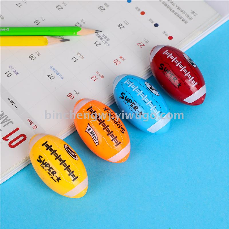 Football pencil sharpener single-hole pencil sharpener student pencil sharpener learning stationery wholesale Football pencil sharpener single-hole pencil sharpener student pencil sharpener learning stationery wholesale