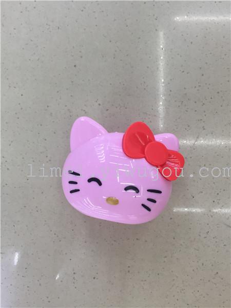 KT Cat cartoon pencil sharpener manual double sharpener pencil sharpener pencil sharpener for children