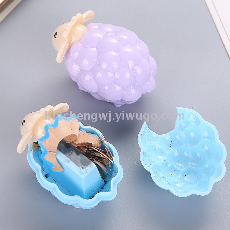 Sheep pencil sharpener double-hole pencil sharpener Animal pencil sharpener stationery wholesale manufacturers direct