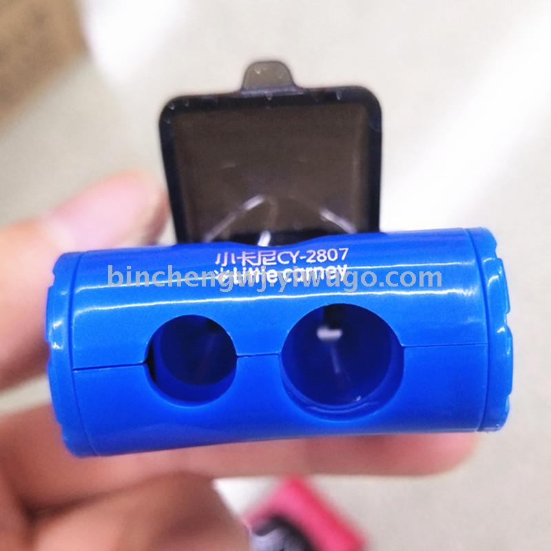 Small Carney sharpener racing car sharpener double hole sharpener student sharpener sharpener pencil sharpener