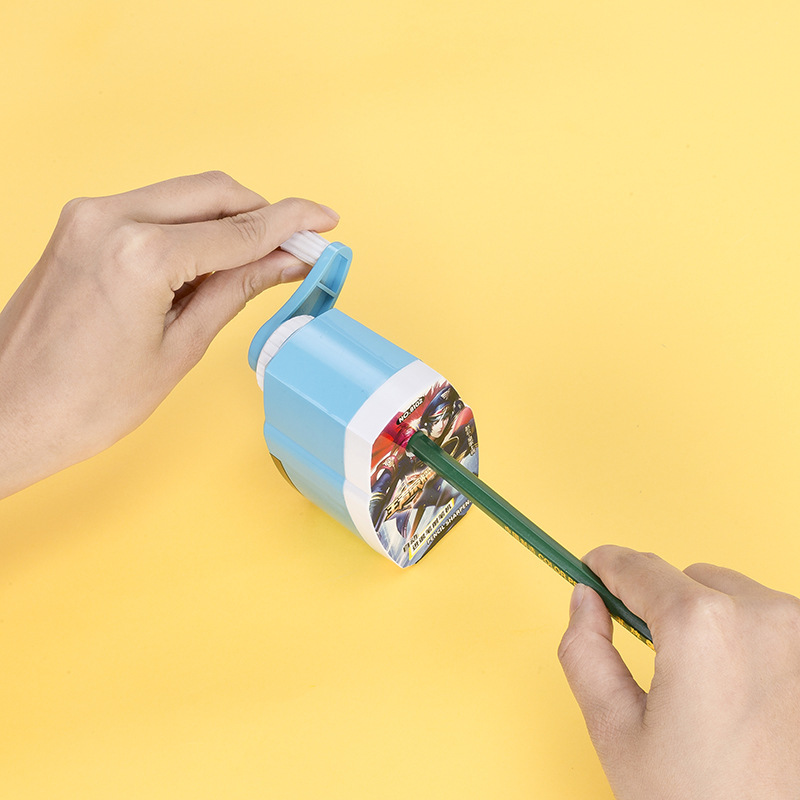 Cartoon king glory pattern hand - hold pencil sharpener